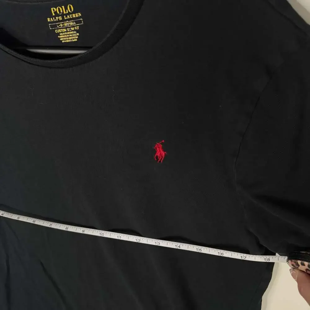 Polo Ralph Lauren Custom Slim Fit Short Sleeve Large T-Shirt, Black